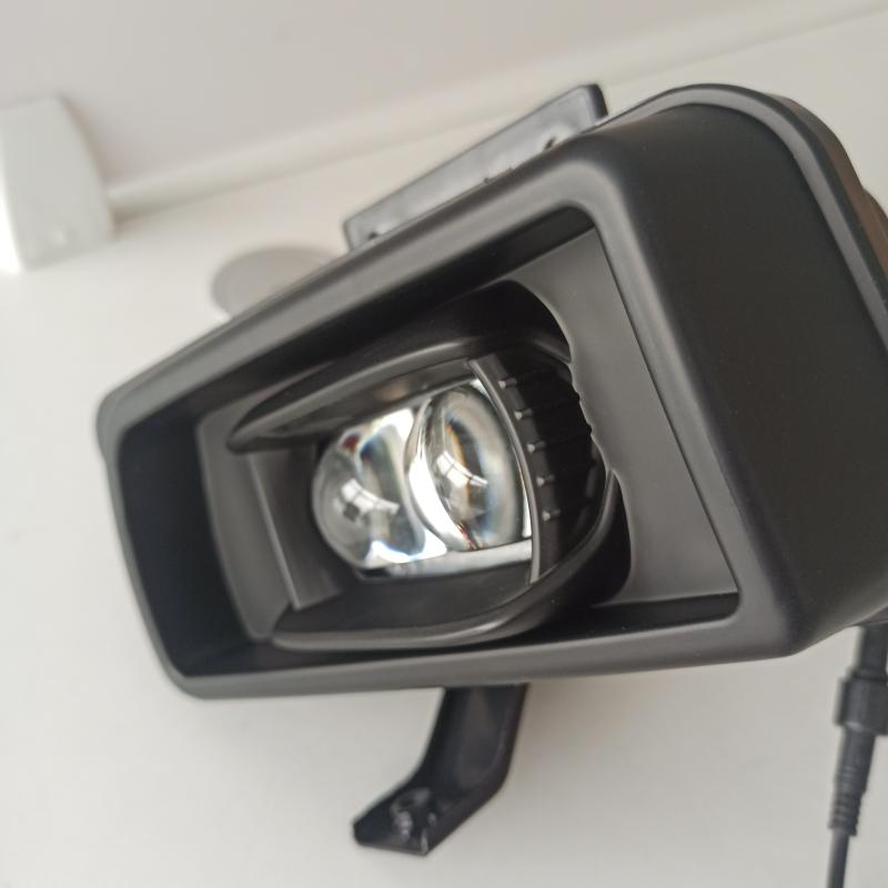Faro antiniebla delantero LED negro LH+RH - IZ004003-LED-BLACK - 6