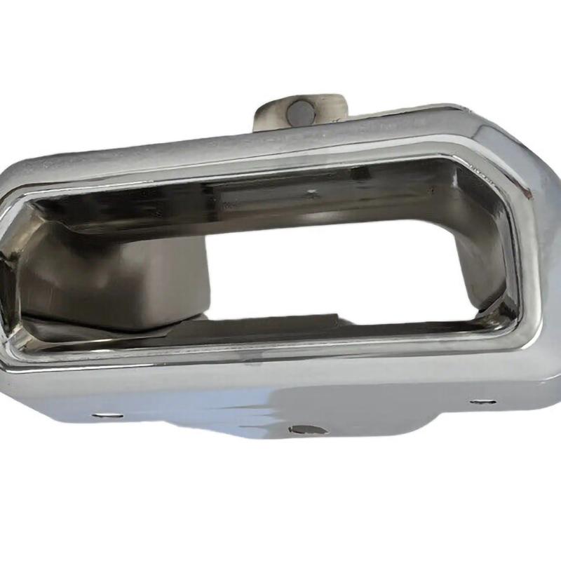 Rear bumper exhaust pipe