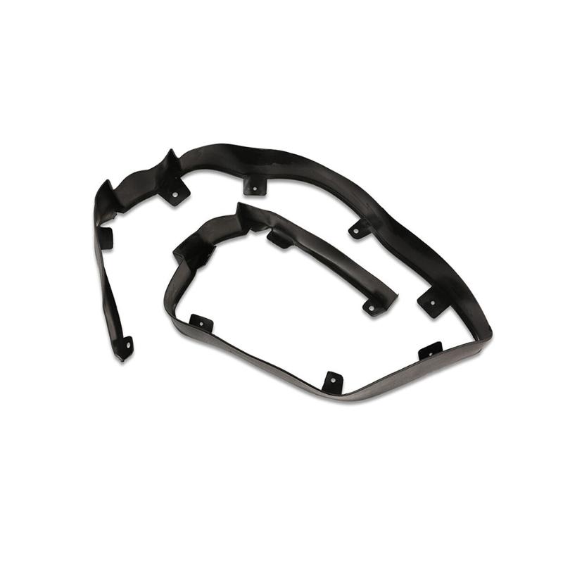 Front bumper air deflector