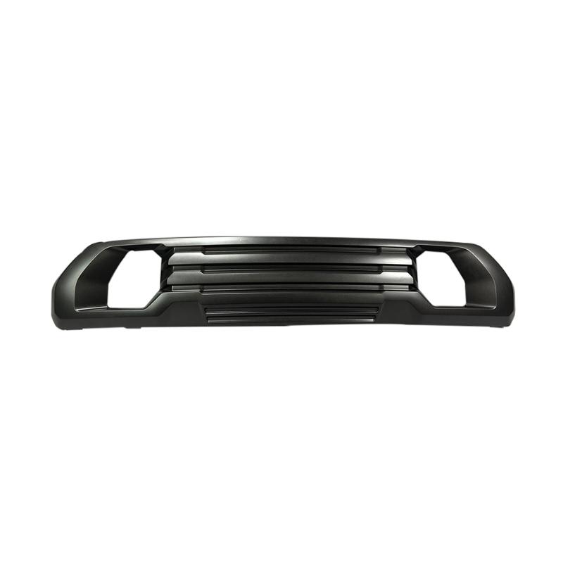 Garniture inférieure du pare-chocs avant (pleine au milieu) (galvanoplastie noire) - 84176747