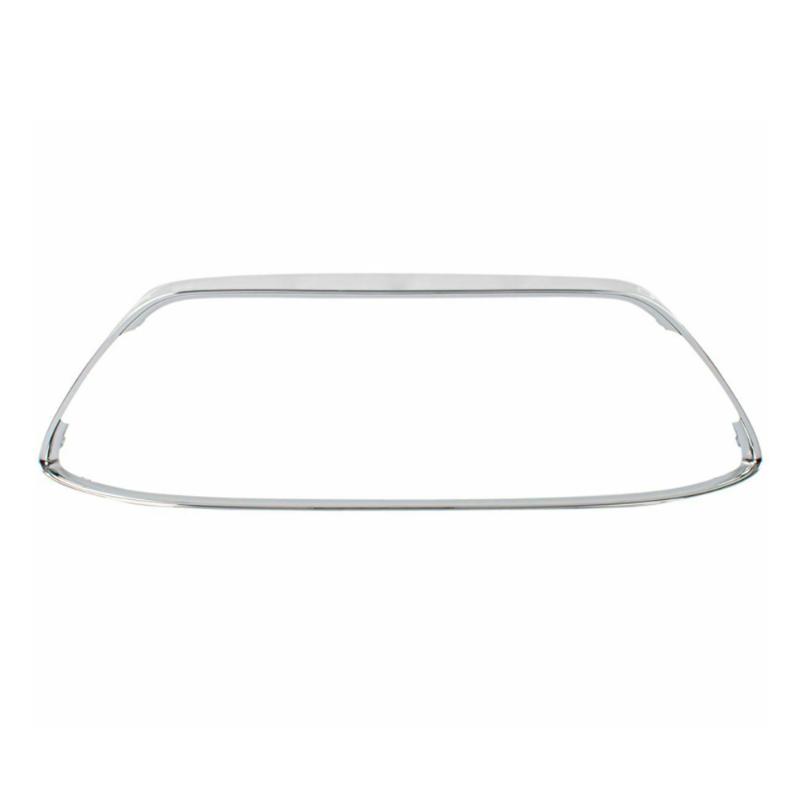 Front bumper lower grille bright strip