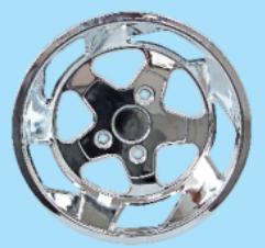 Enjoliveurs de roues avant/arrière en acier inoxydable 16 pouces 5 trous - HP160JF002 - 3
