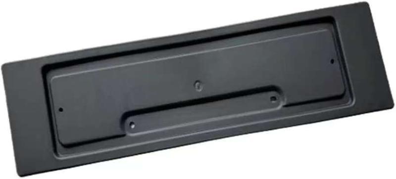 Rear license plate-European version