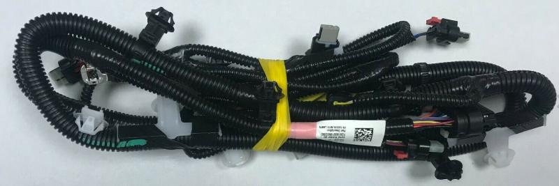 Front bumper radar harness