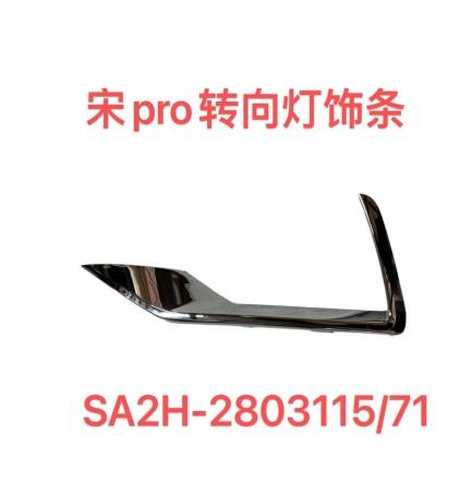 Front turn signal trim