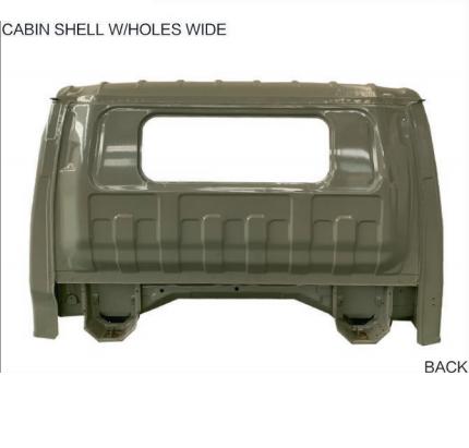 CABIN SHELL W/HOES WIDE - IZ600P-CABIN03 - 3
