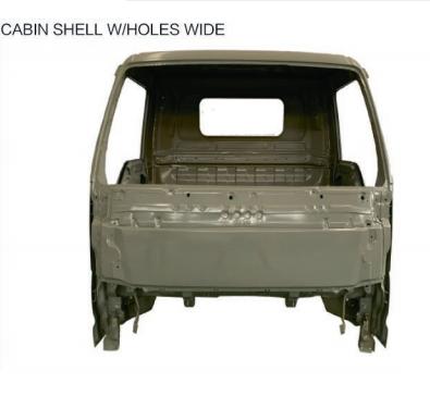 CABIN SHELL W/HOES WIDE - IZ600P-CABIN03