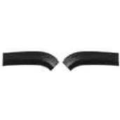 Rear wheel opening molding