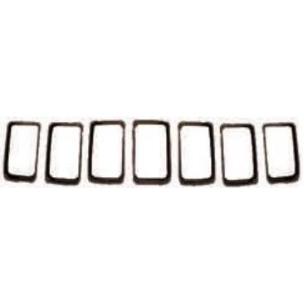 Grille trim ring (black,7 pcs /set)