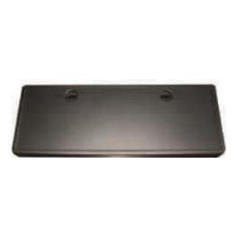 Front licence plate black