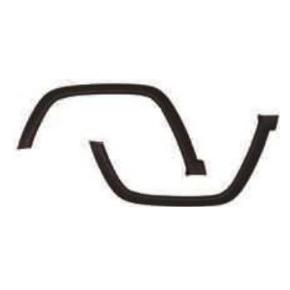 Front wheel opening moulding