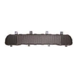 Front bumper grille down
