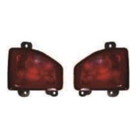 Rear bumper reflector
