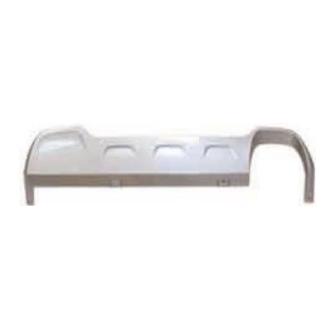 Rear center applique silver
