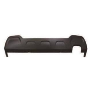 Rear center applique black