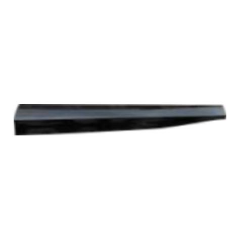 FRONT DOOR DECORATIVE BOARD GLOSS BLACK