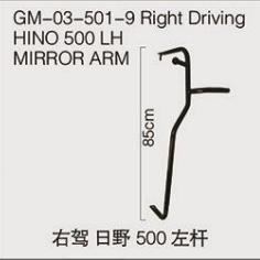 MIRROR ARM RHD LH