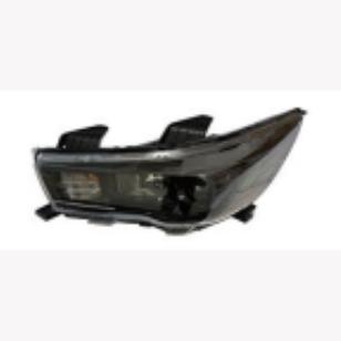Black background headlight assembly