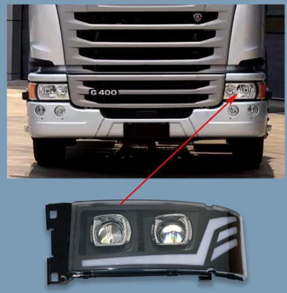 HEAD LAMP LED LH/RH - HFX/QD-2022-11L/R - 4