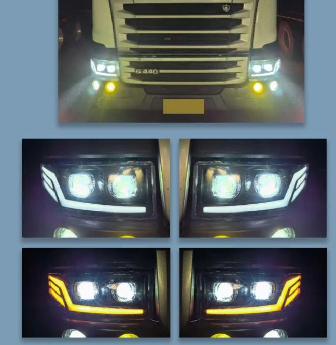 HEAD LAMP LED LH/RH - HFX/QD-2022-11L/R - 5