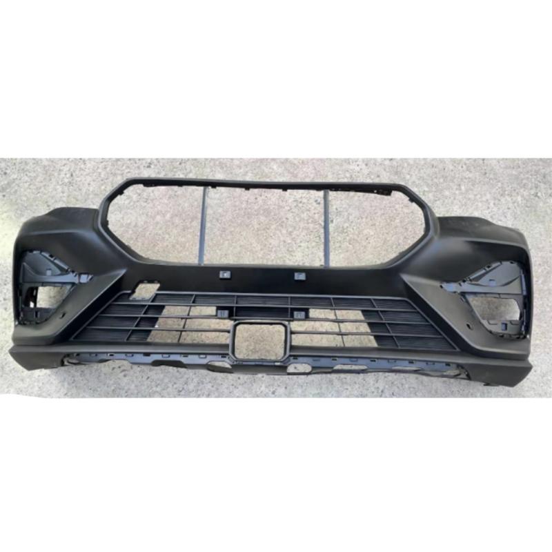 High-end/Base configuration of the front bumper assembly.