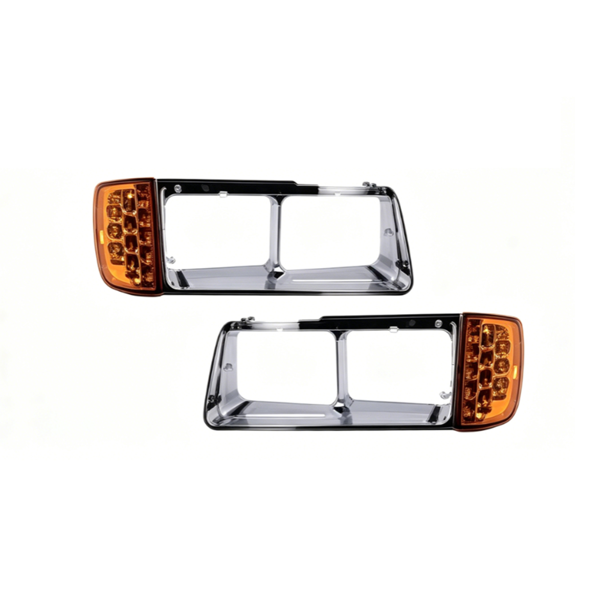 HEADLIGHT BEZEL WITH LED CORNER LAMP - L:A06-20738-000 / R:A06-20738-001