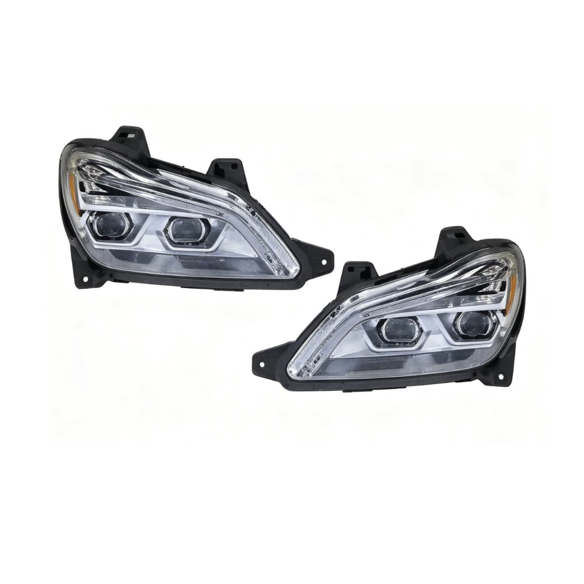LED HEAD LAMP SILVER - L P54-6157-100 / R P54-6157-100R
