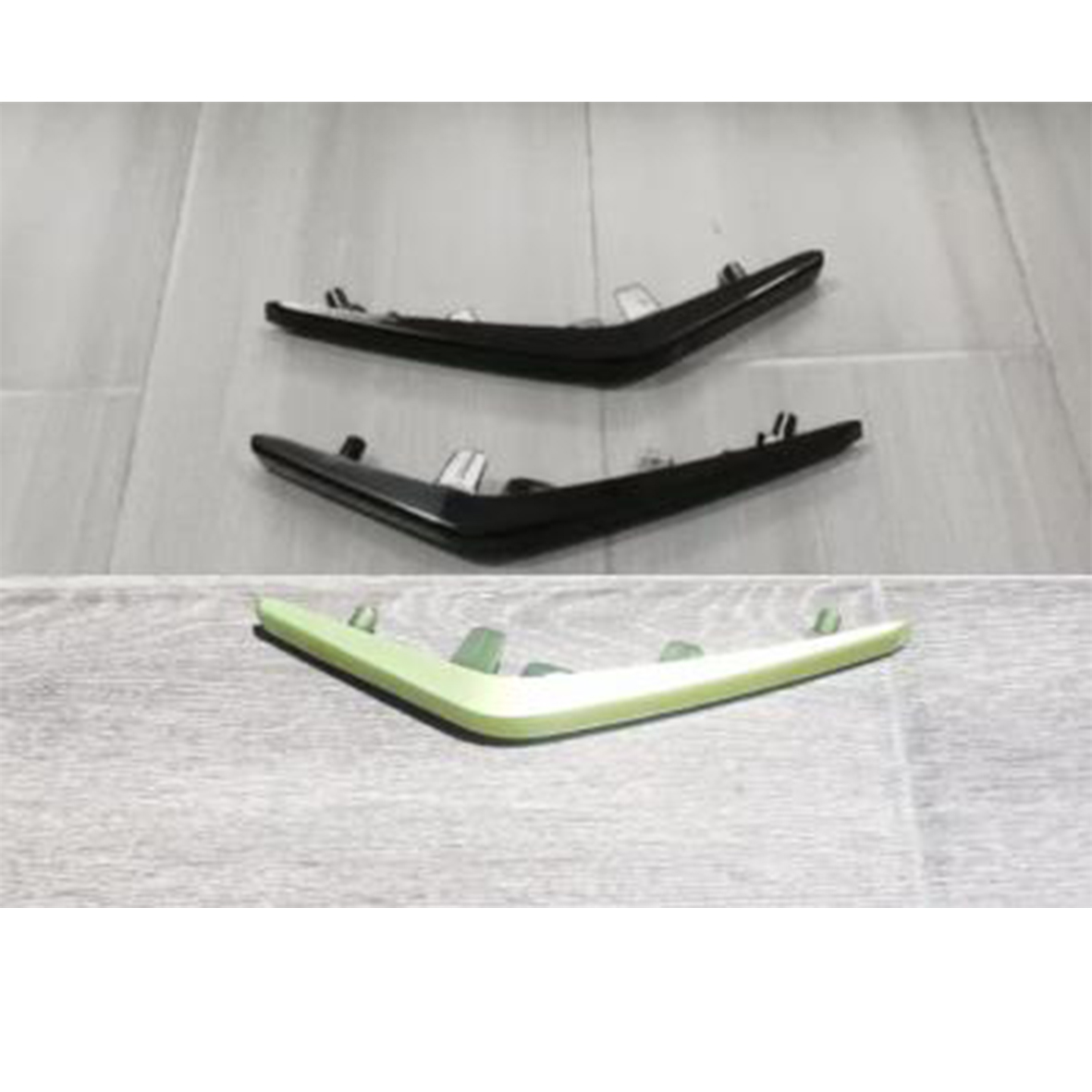 Rear bumper lower decorative strip small black - L F16-2804508BL / R F16-2804511BL