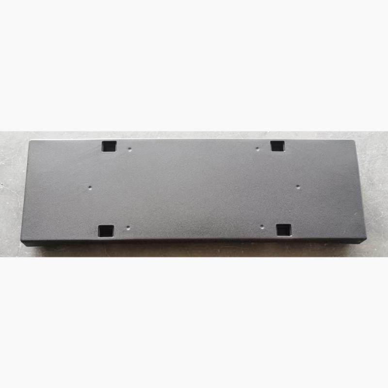 Front license plate mounting plate.