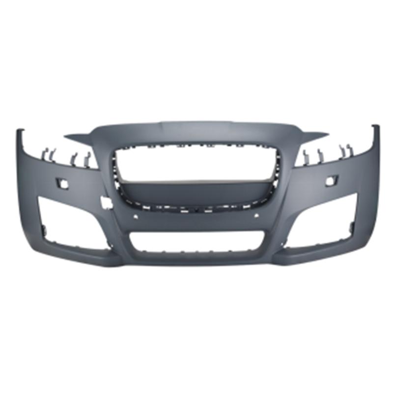 Front bumper with park sensor holes