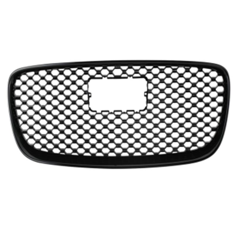 Grille gloss black Square hole