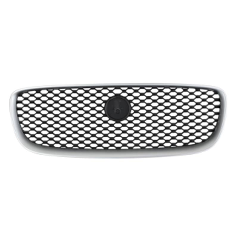Grille noble chromed + matt black round hole