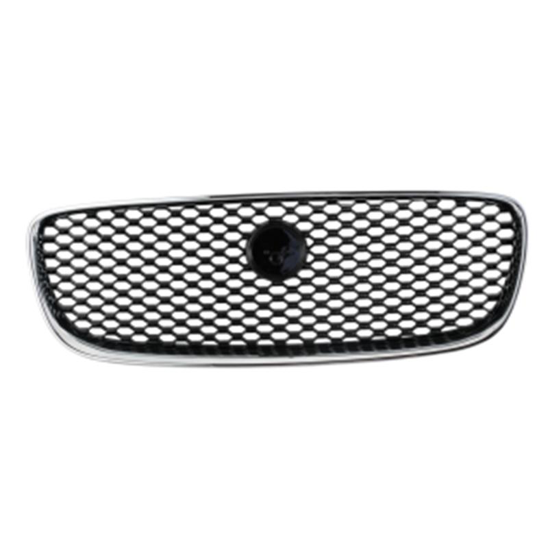 Grille chromed + gloss black round hole