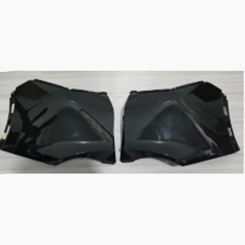 Rear bumper corner protection.