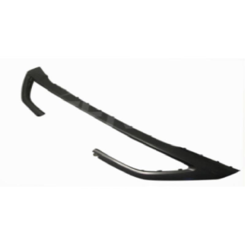 Front bumper silver trim panel
