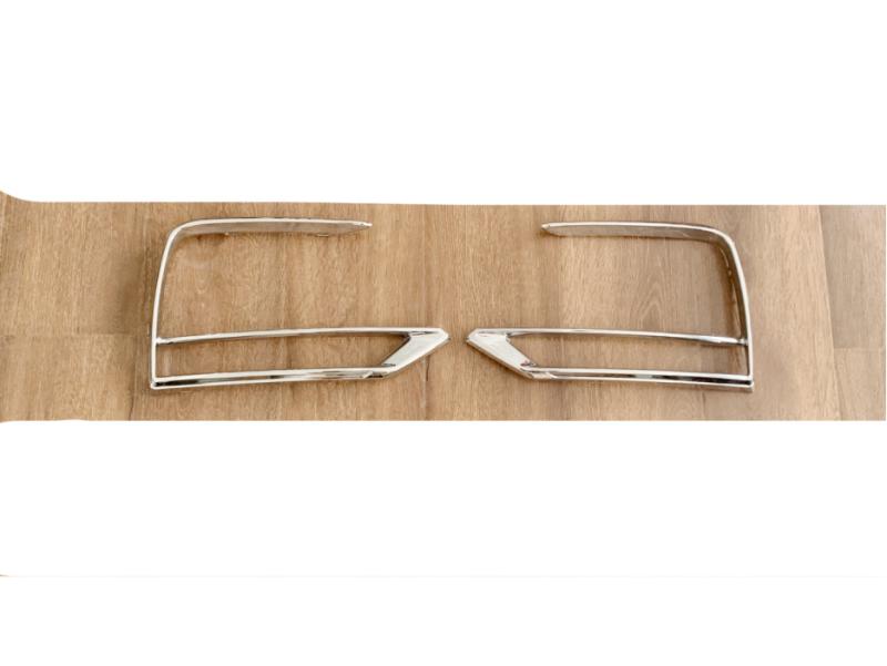 fog light frame with illuminated strips.