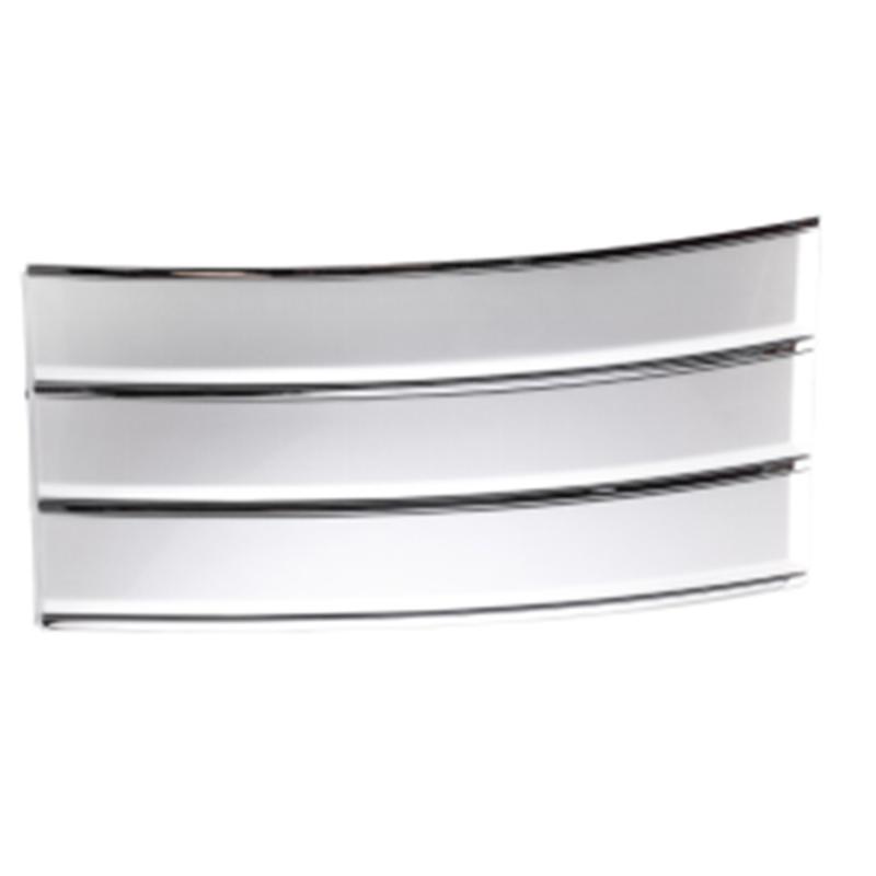 Front door molding L /R silver with strip
