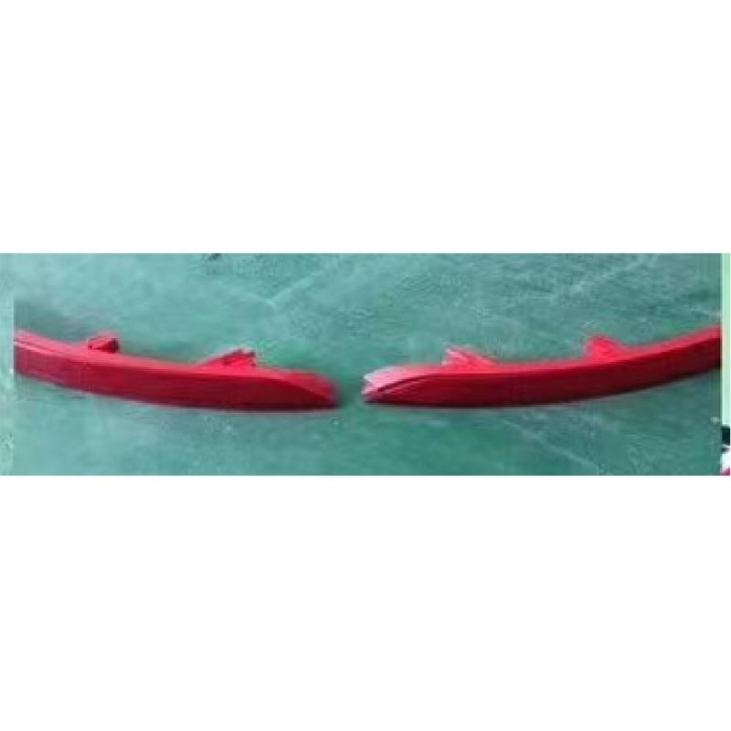 Rear bumper reflector.