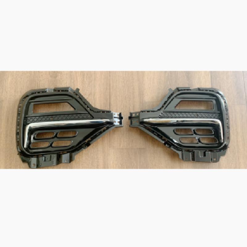 Fog light frame illuminated strip.
