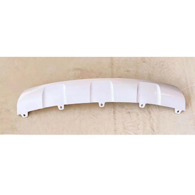 Silver front bumper trim panel.