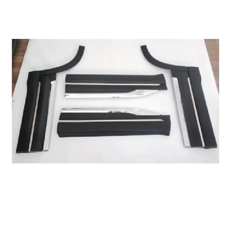 Rear of the door trim – shiny gold strip.