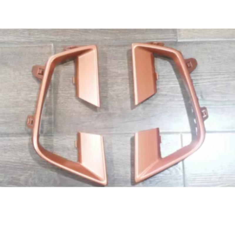 Fog light frame illuminated strip.