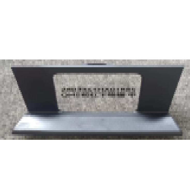 Front bumper lower grille - high gloss black (9)