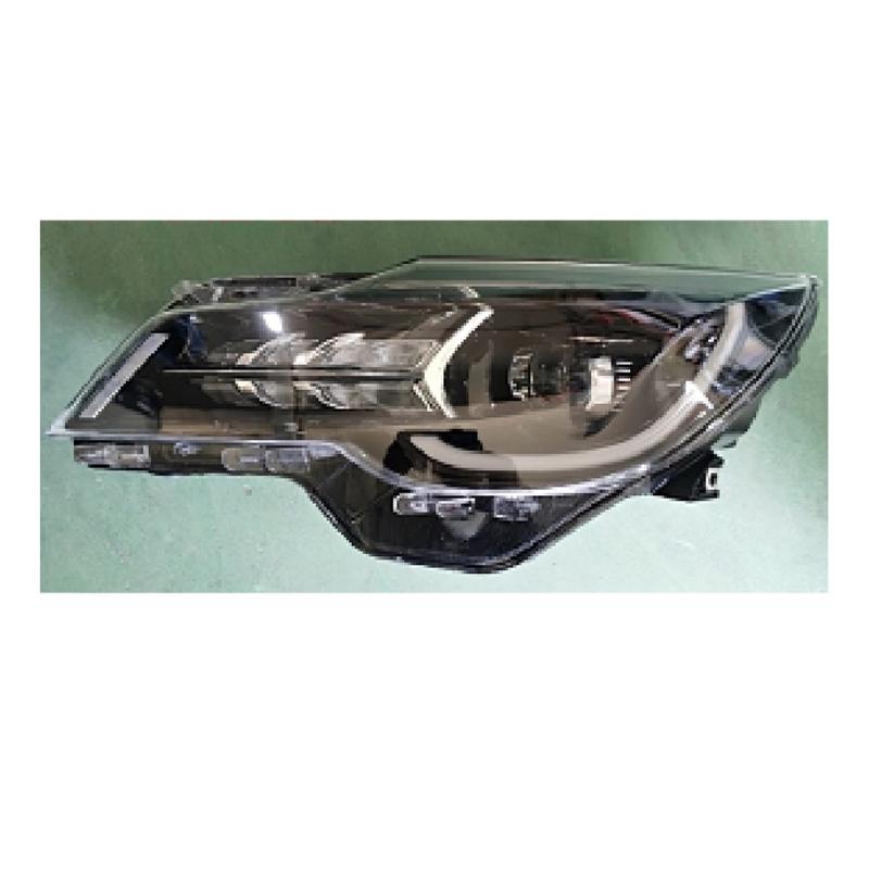 Headlights – black base (high-end LED model).