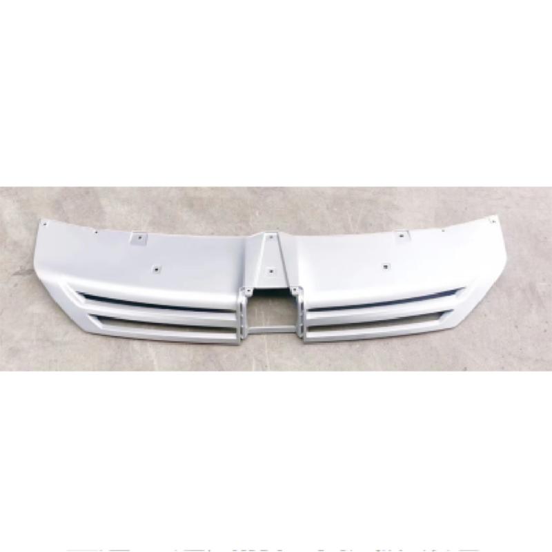 Front bumper lower guard panel – silver.