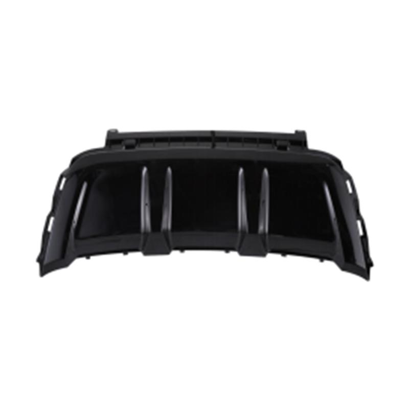 Rear bumper center cover gloss black