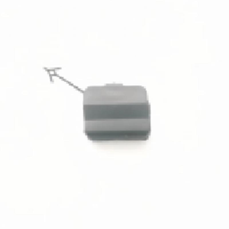 Rear bumper towing cover