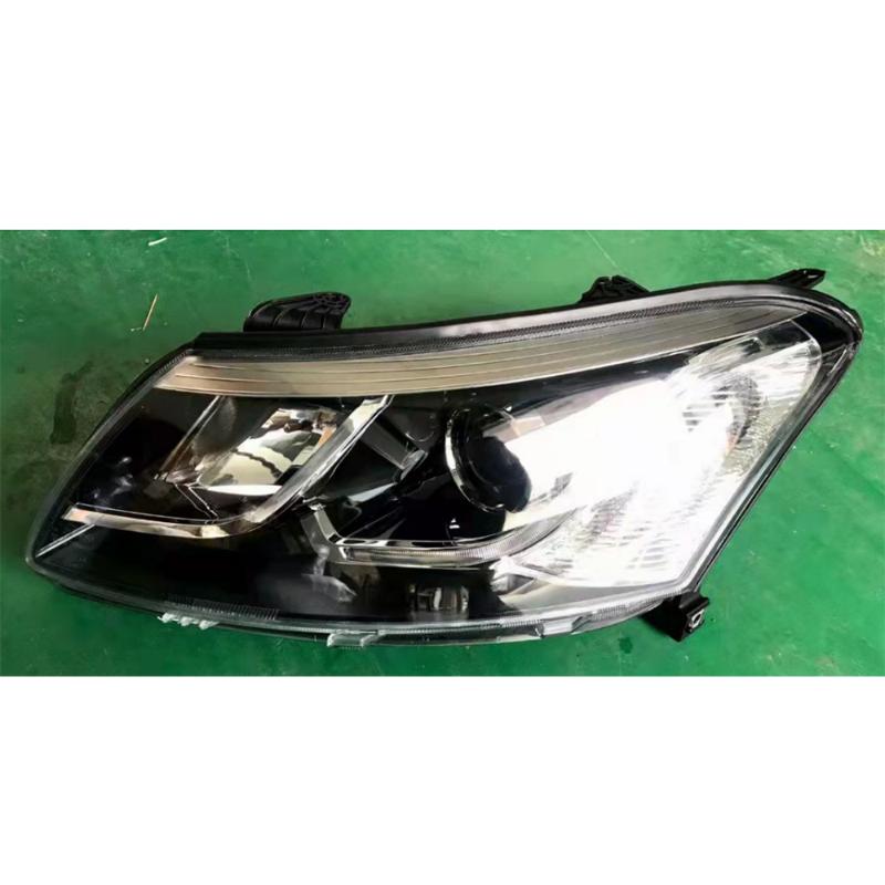 Headlights – black base.