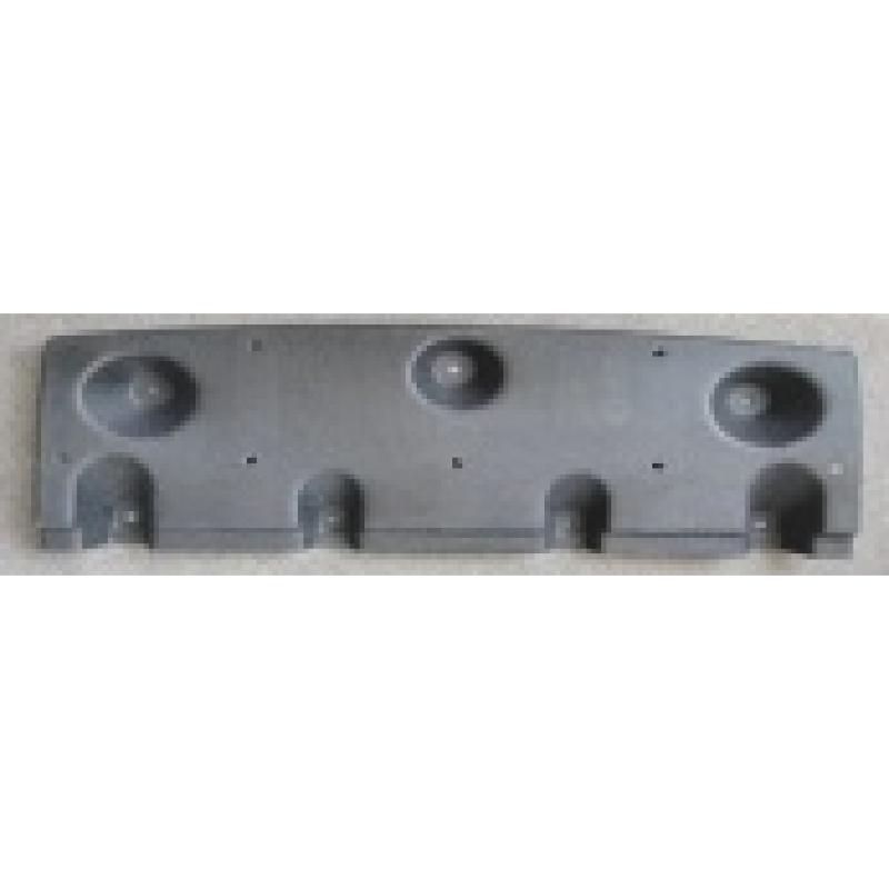 Rear floor underguard - middle