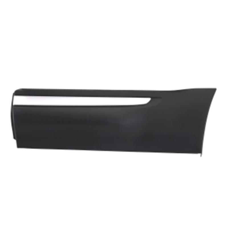 Rear door lower moulding gloss silver insert